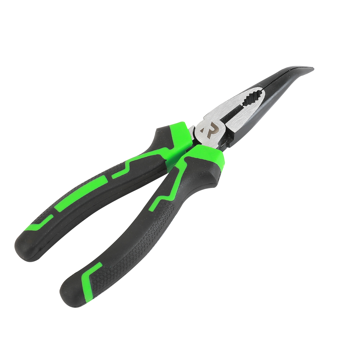 Rikä 200mm High Leverage Bent Long Nose Pliers
